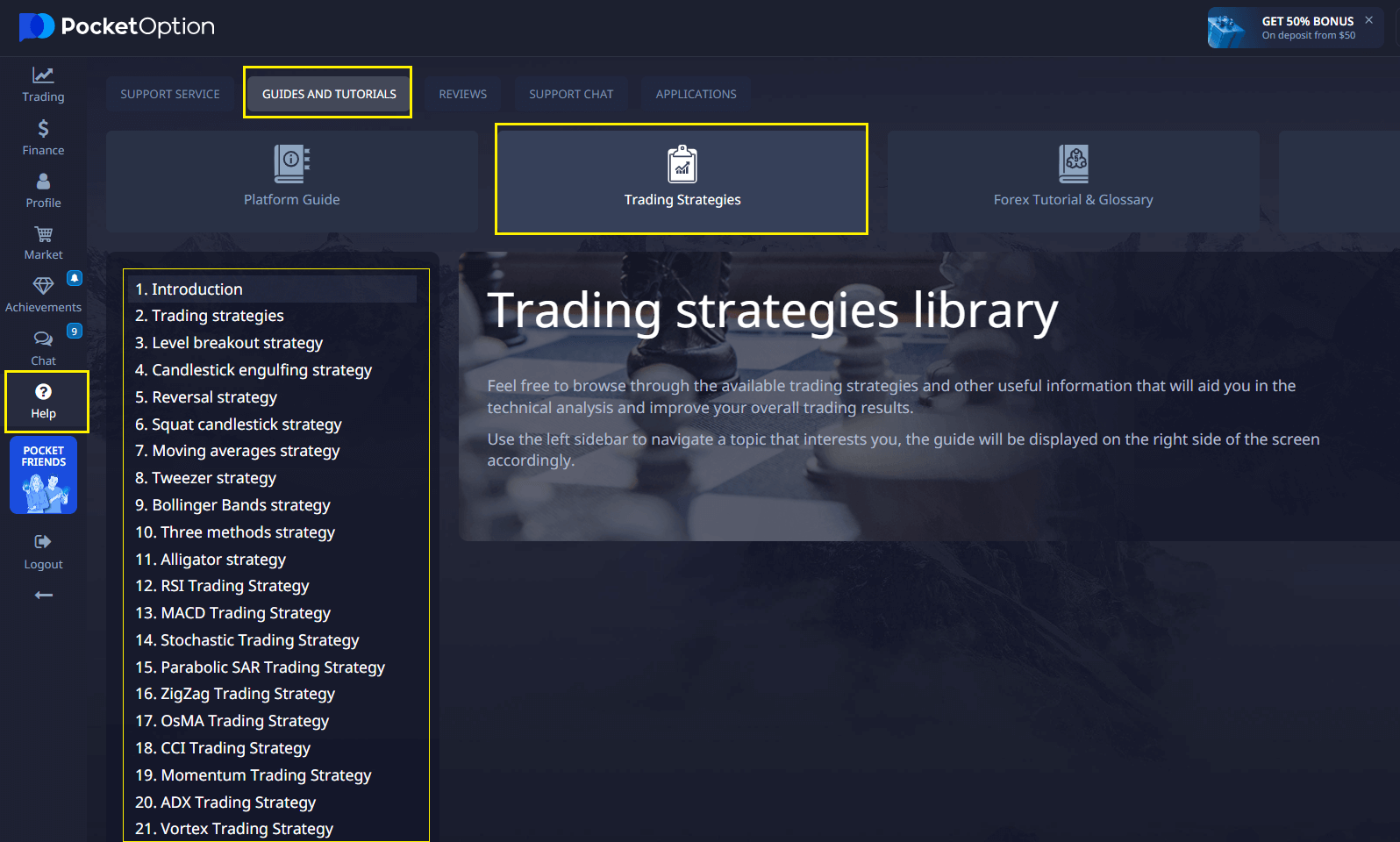 strategies for trading