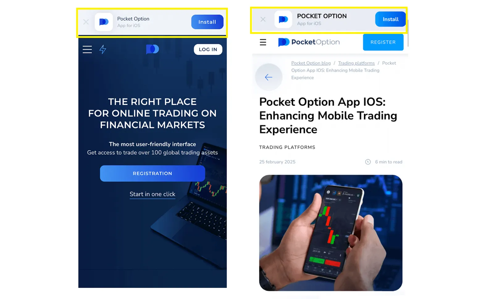 how to download Pocket Option App