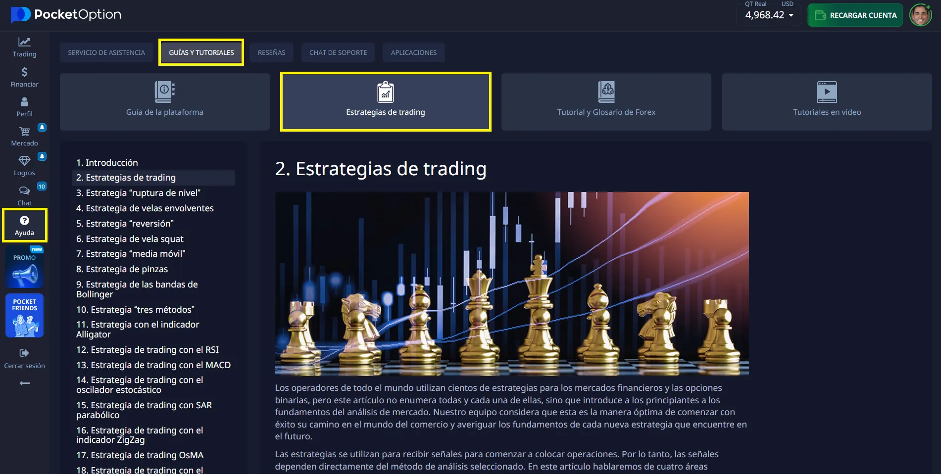 -strategy-pocket option
