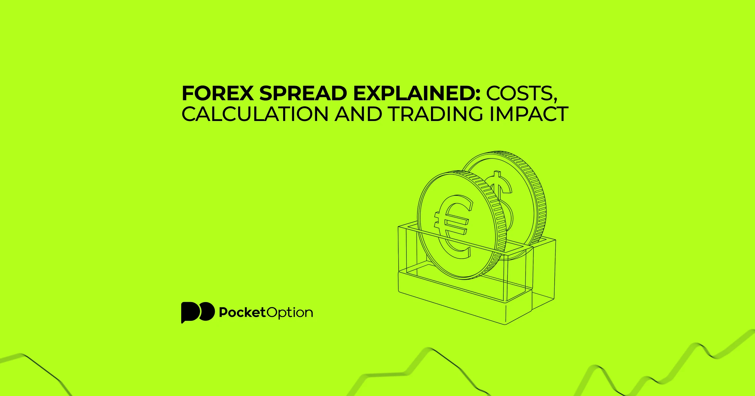 Forex spread bid and ask price gap illustration