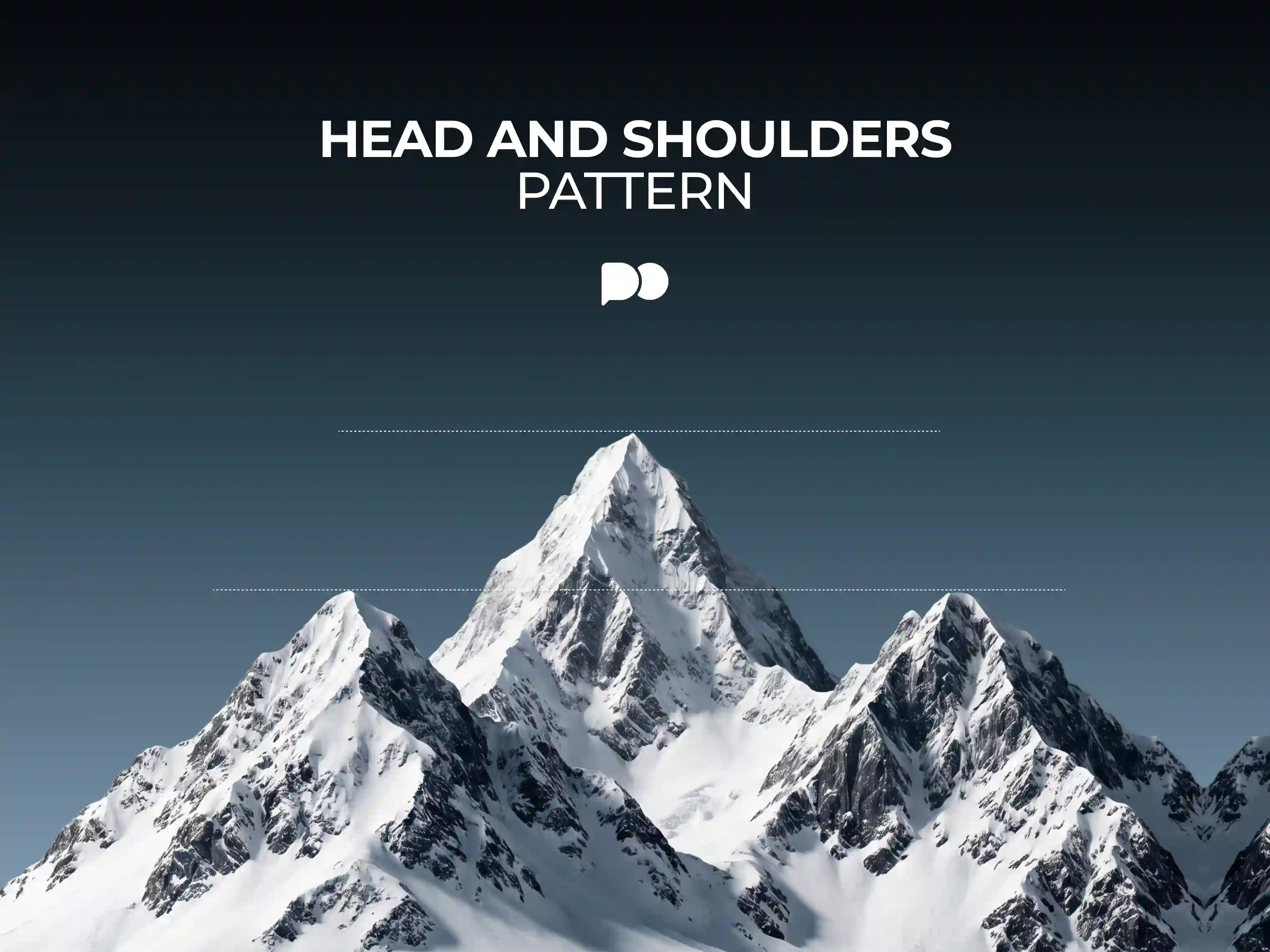 Head and shoulders pattern on a price chart