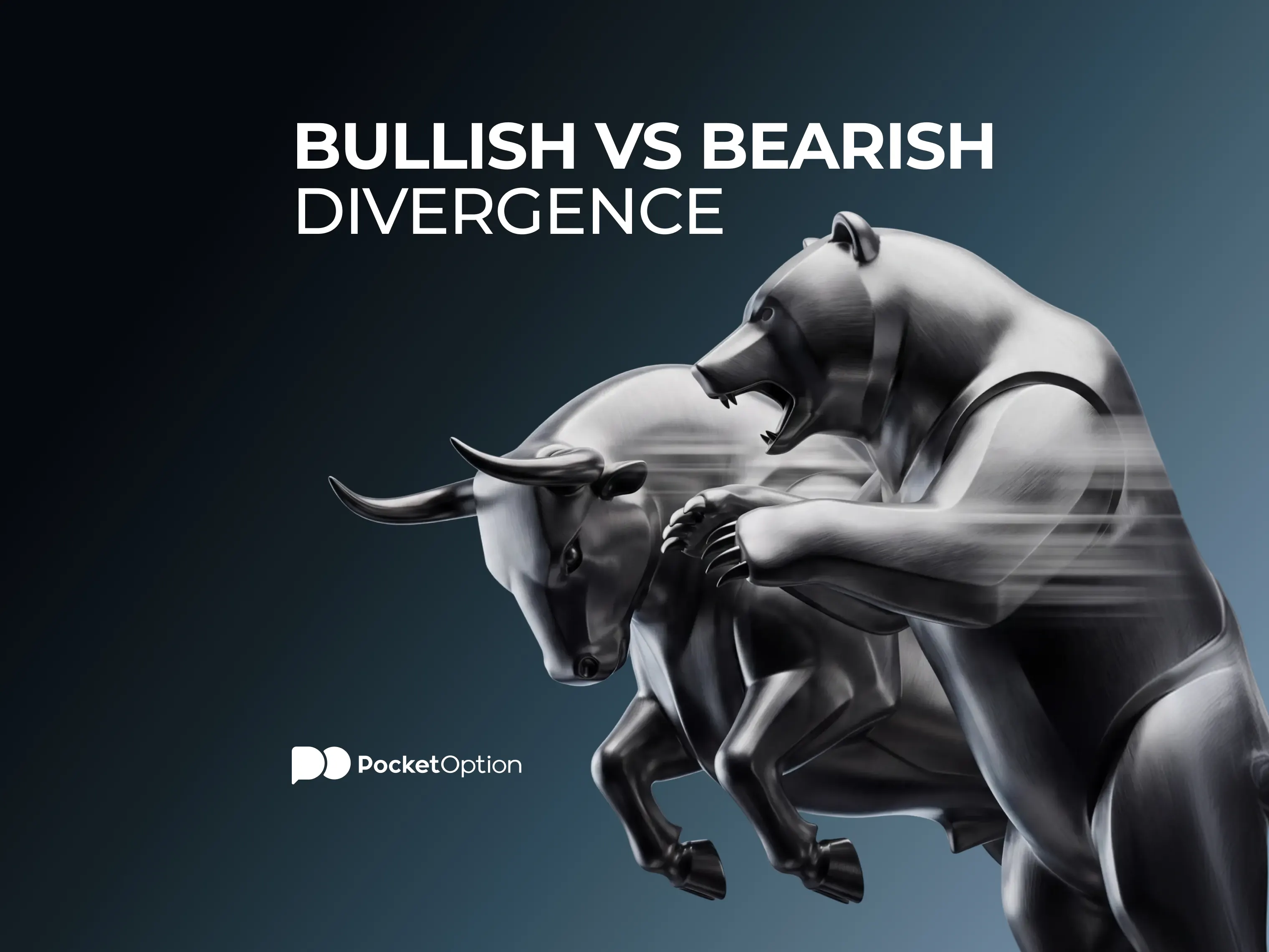 Bullish vs bearish divergence RSI signals on charts