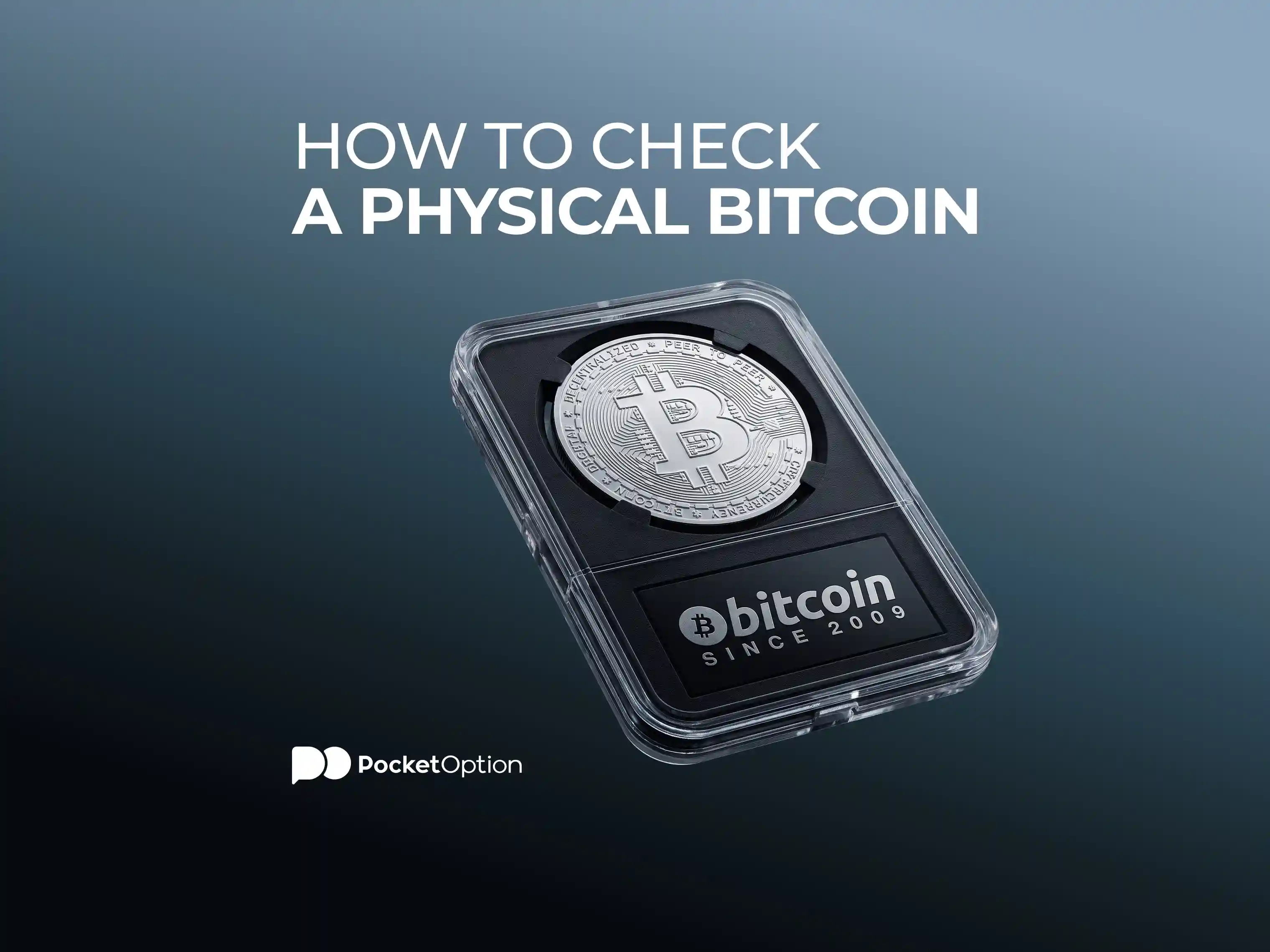 Physical Bitcoin coin with a tamper proof seal