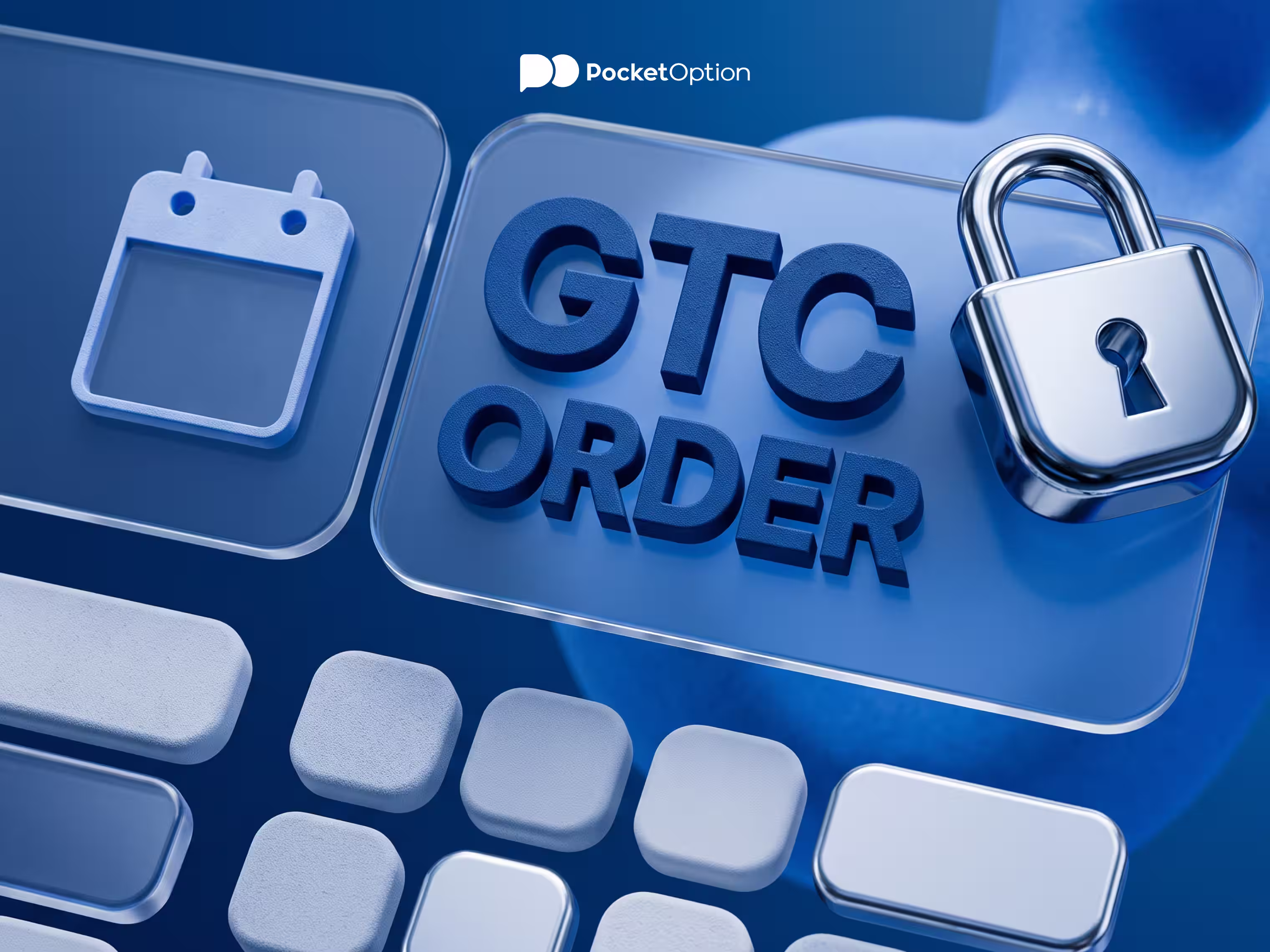 Good till cancelled order waiting for the market to reach the target level