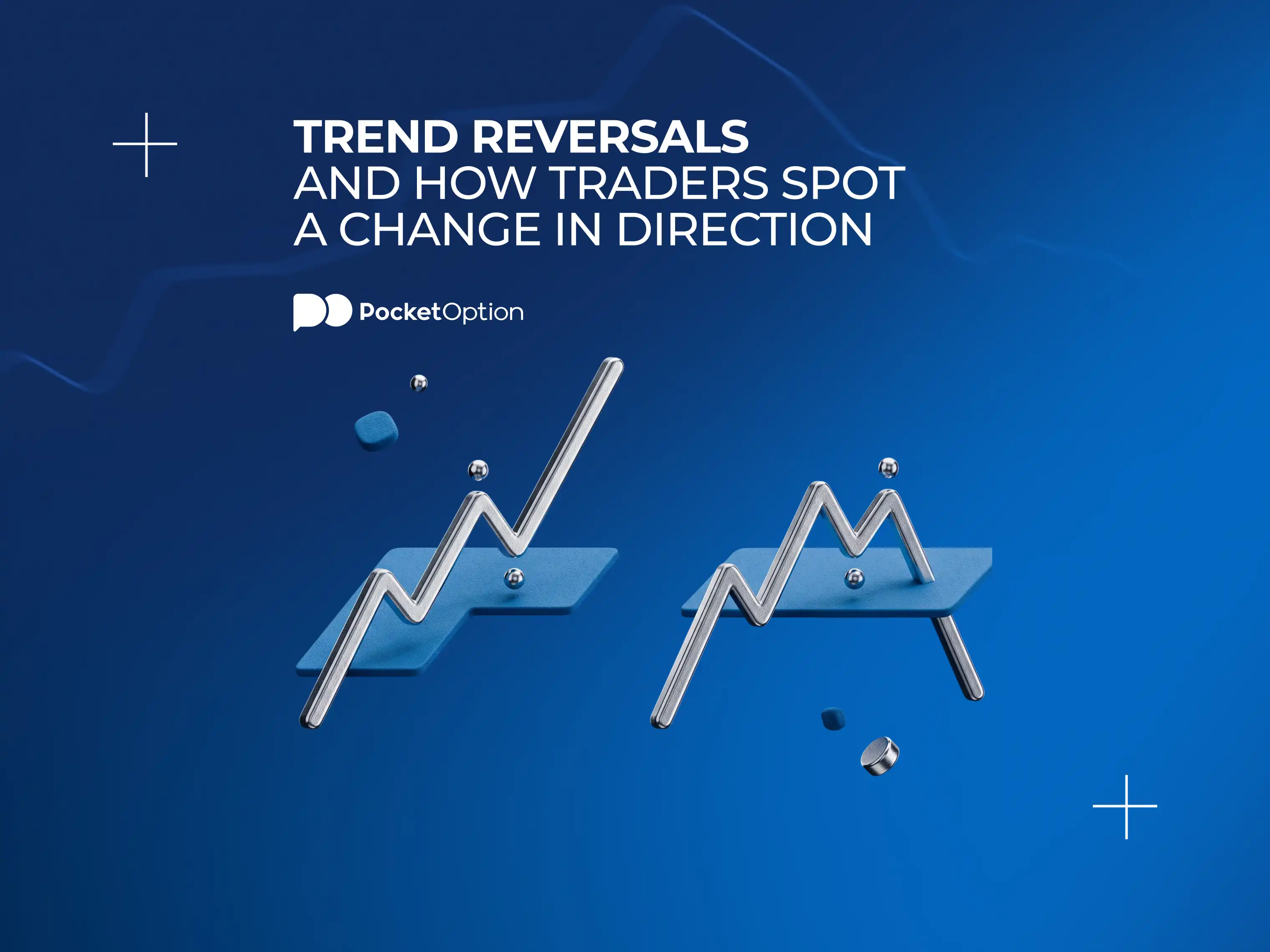 Side-by-side price chart comparing a pullback that resumes the original trend against a reversal that breaks prior structure and starts a new trend