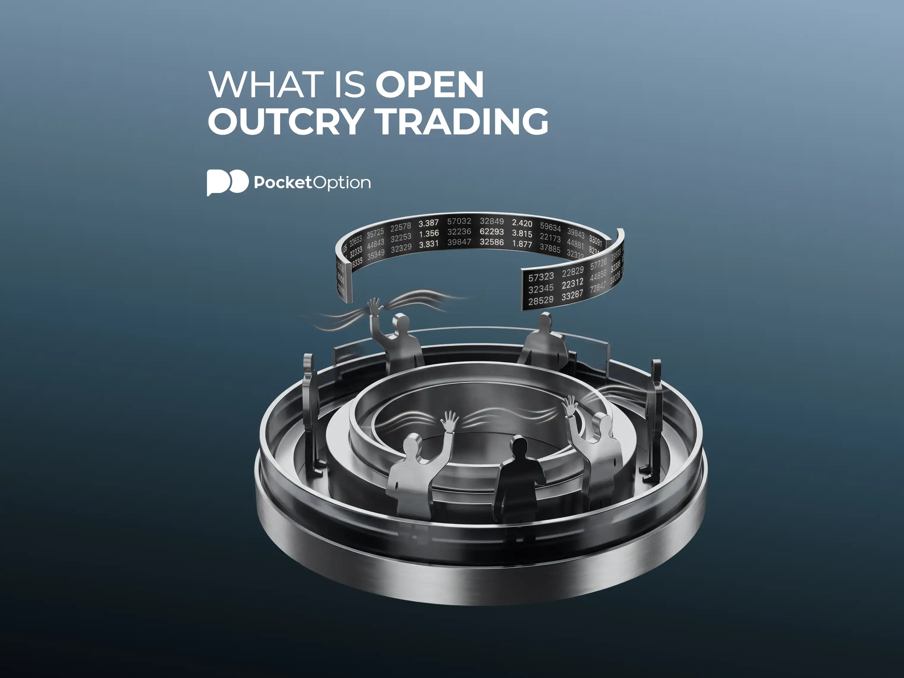 Open outcry trading pit hand signals floor