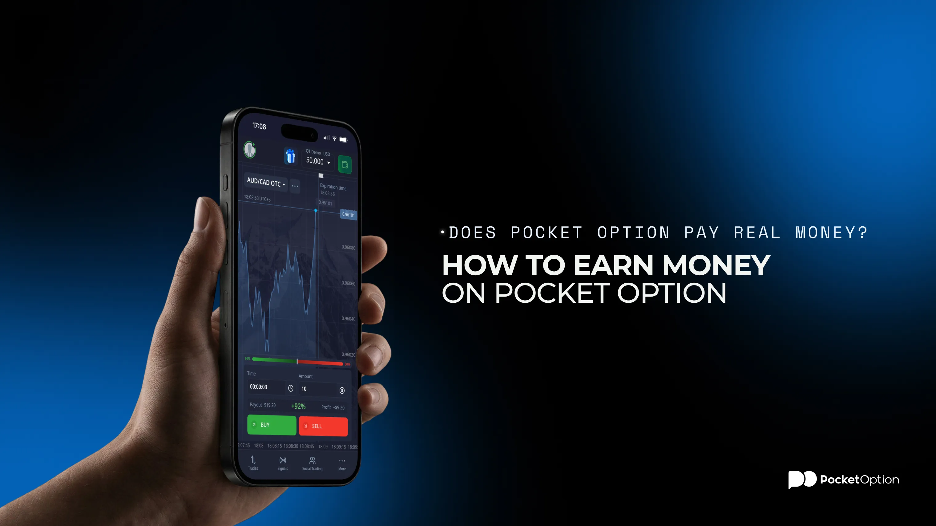 How to earn money on Pocket Option