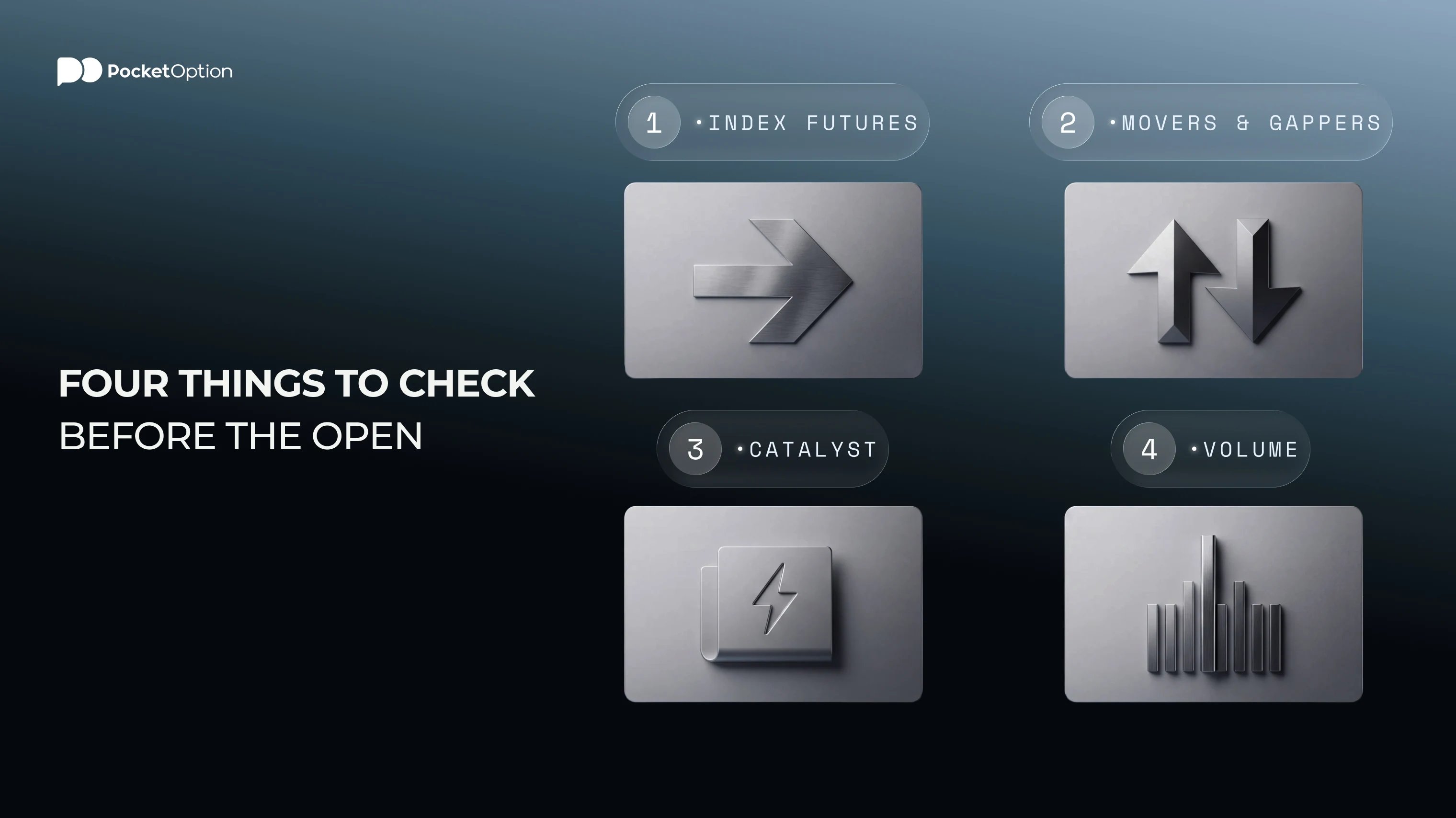 Four things to check before the open