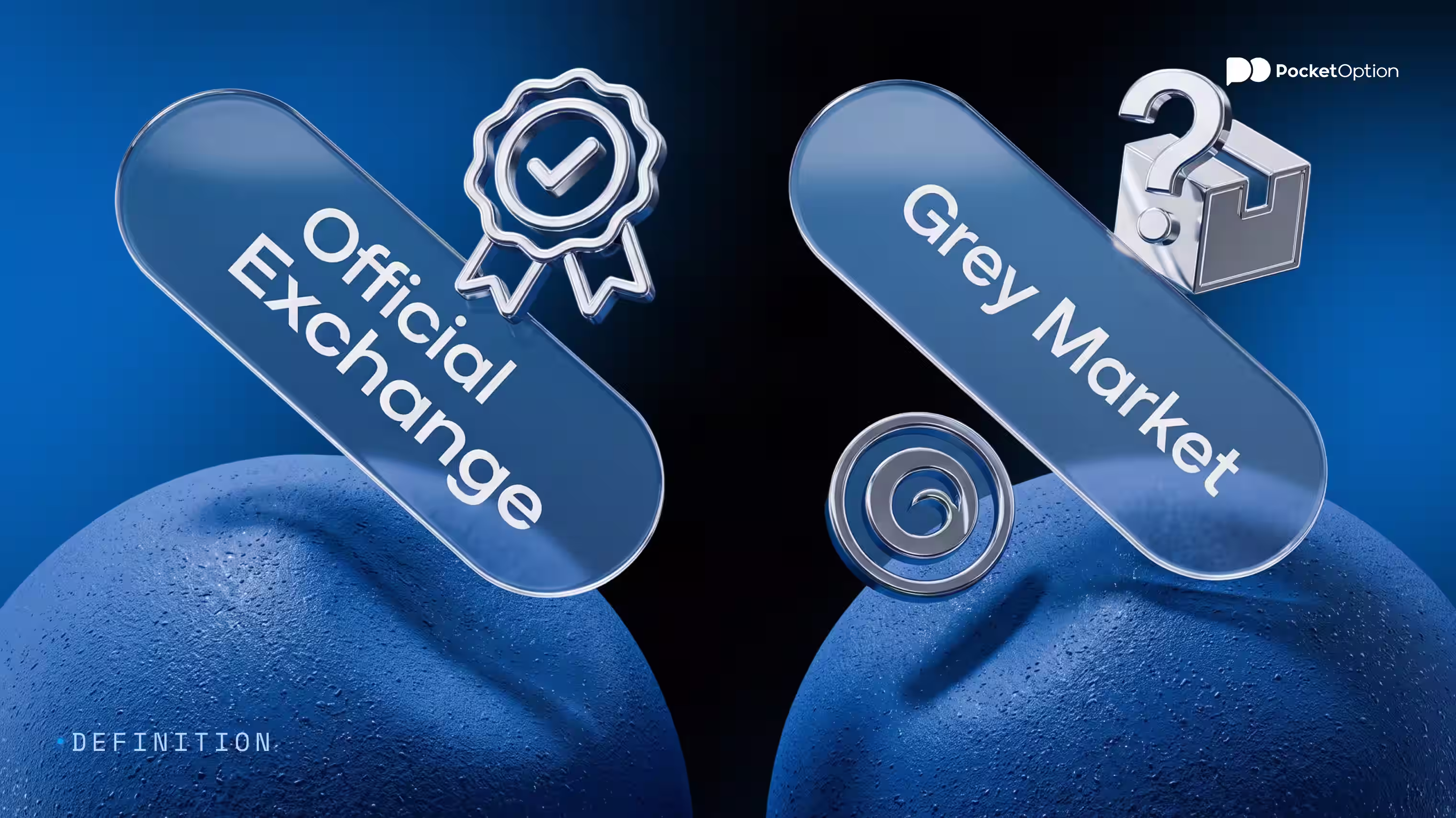 What is the grey market and how it operates outside official exchanges