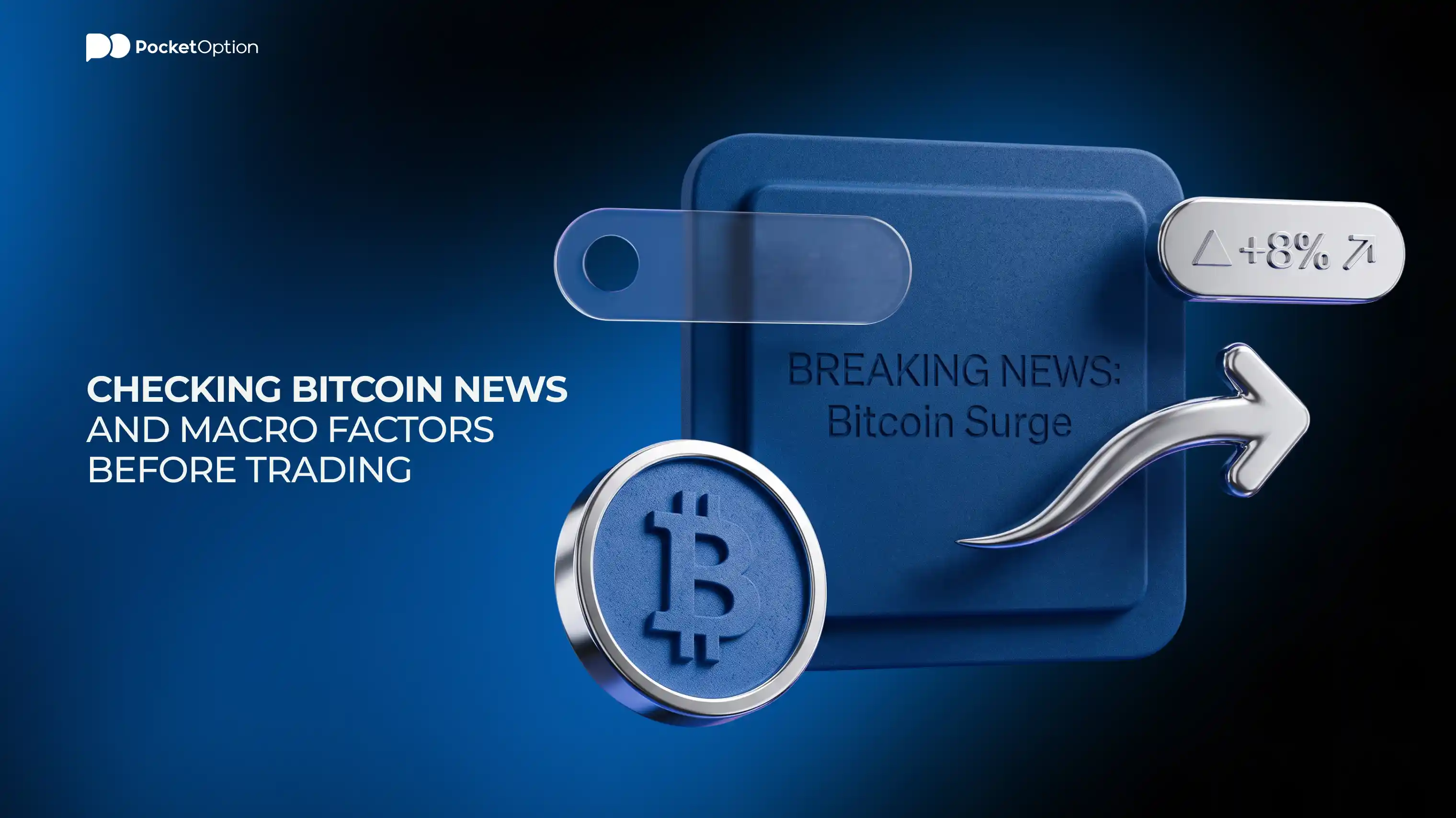Checking bitcoin news and macro factors before trading