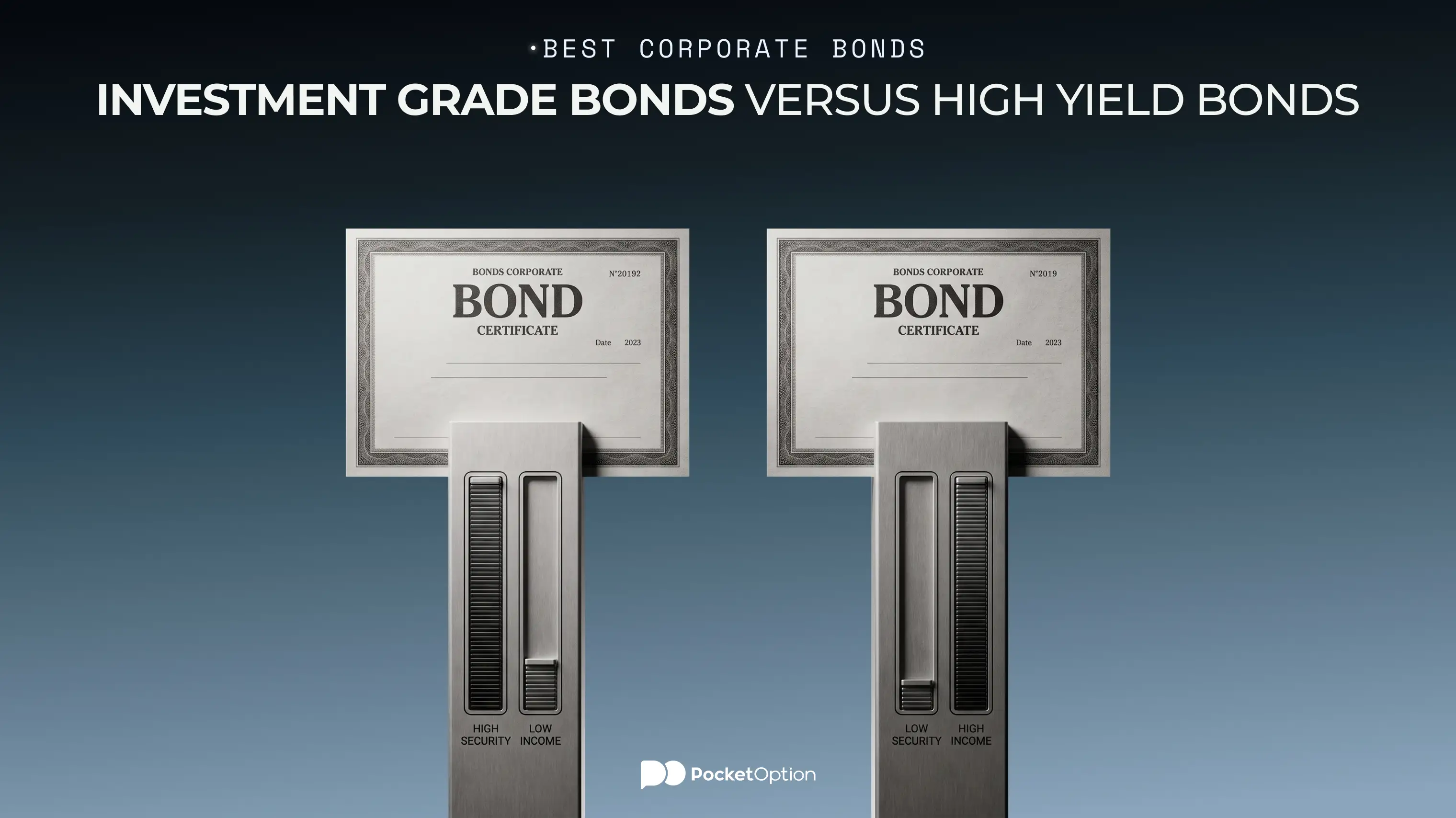 Investment grade bonds versus high yield bonds