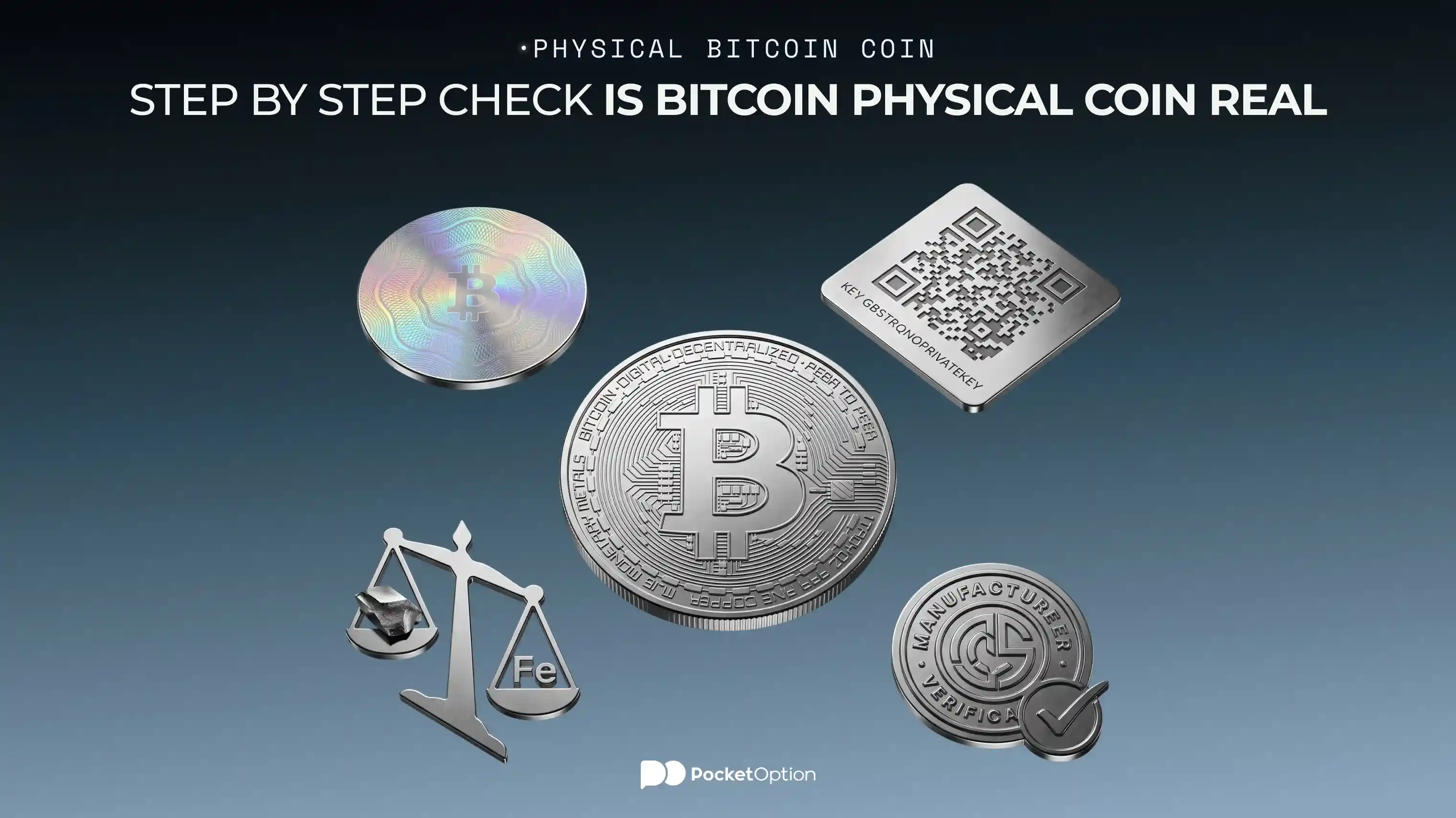 Step by step check is Bitcoin physical coin real