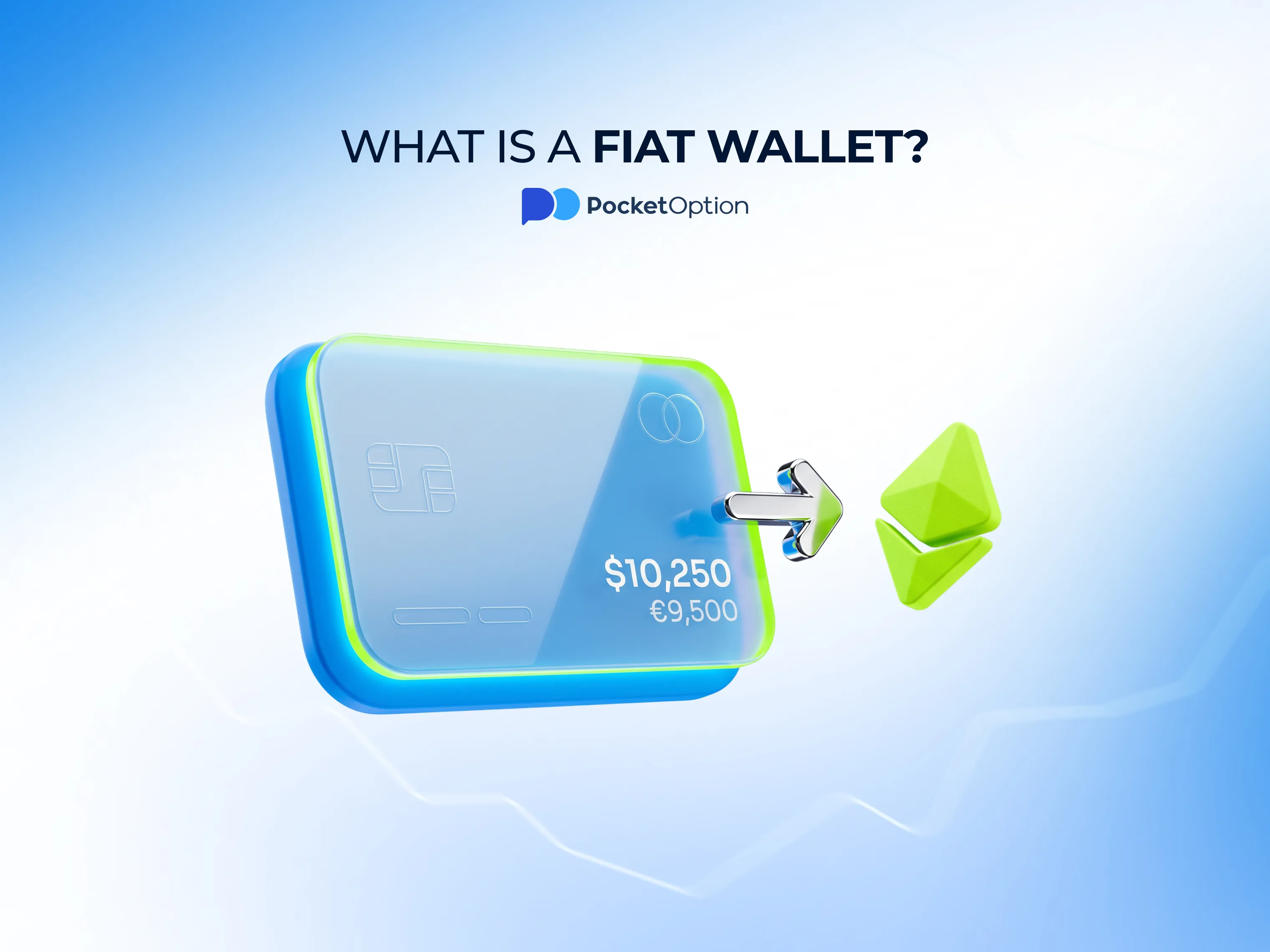 Fiat wallet with traditional currency and crypto