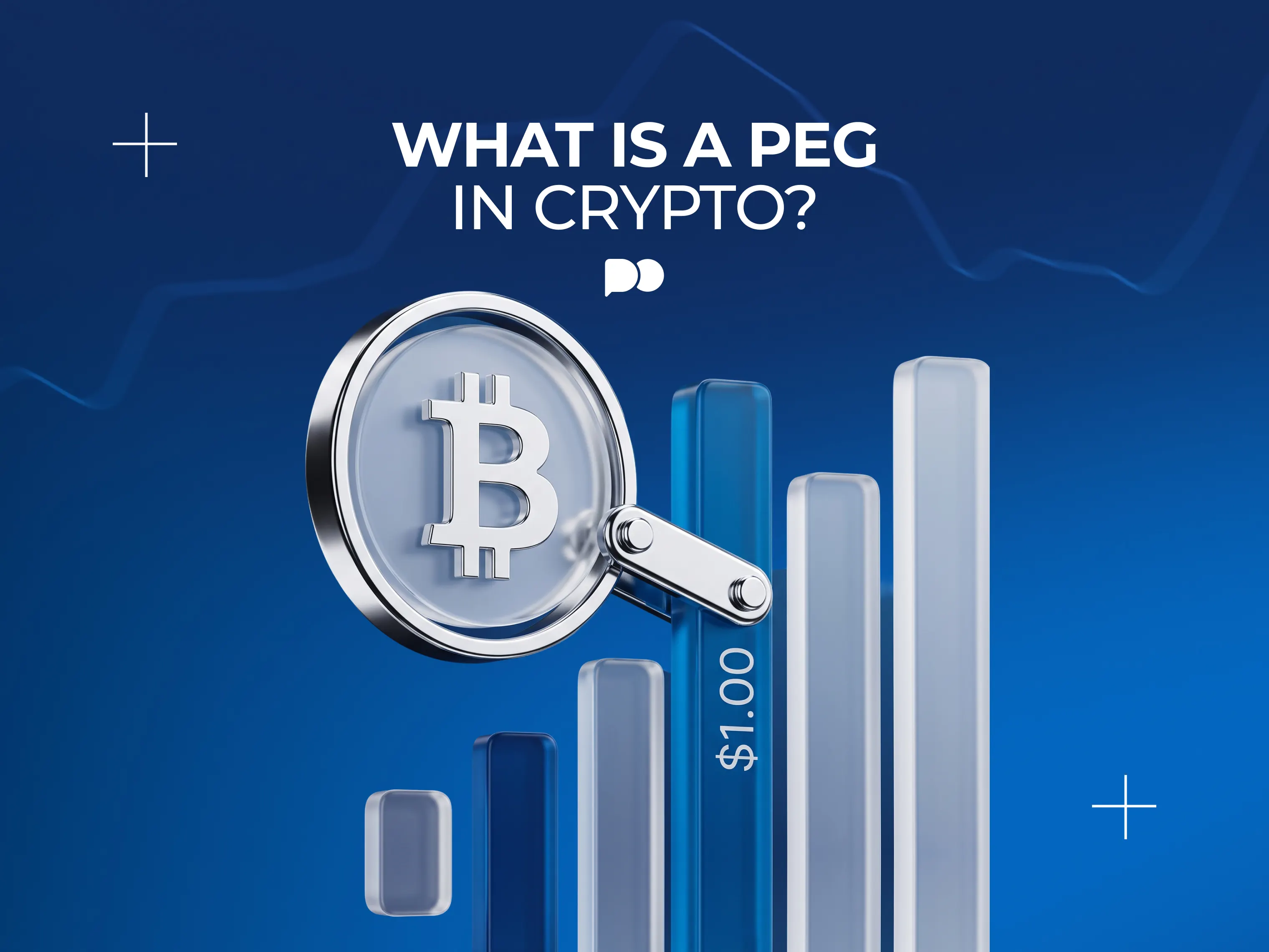 What is a peg in crypto shown as a token price held at one US dollar