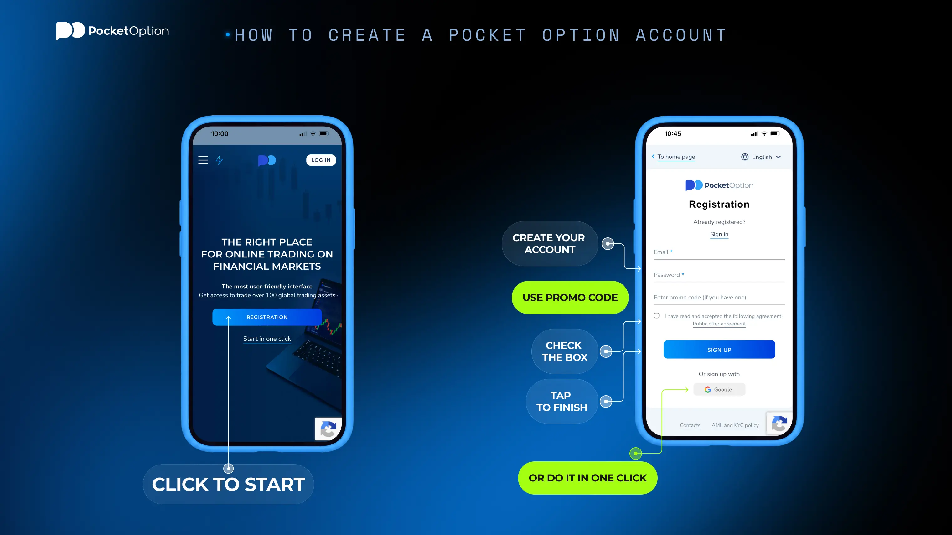 How to Create a Pocket Option Account