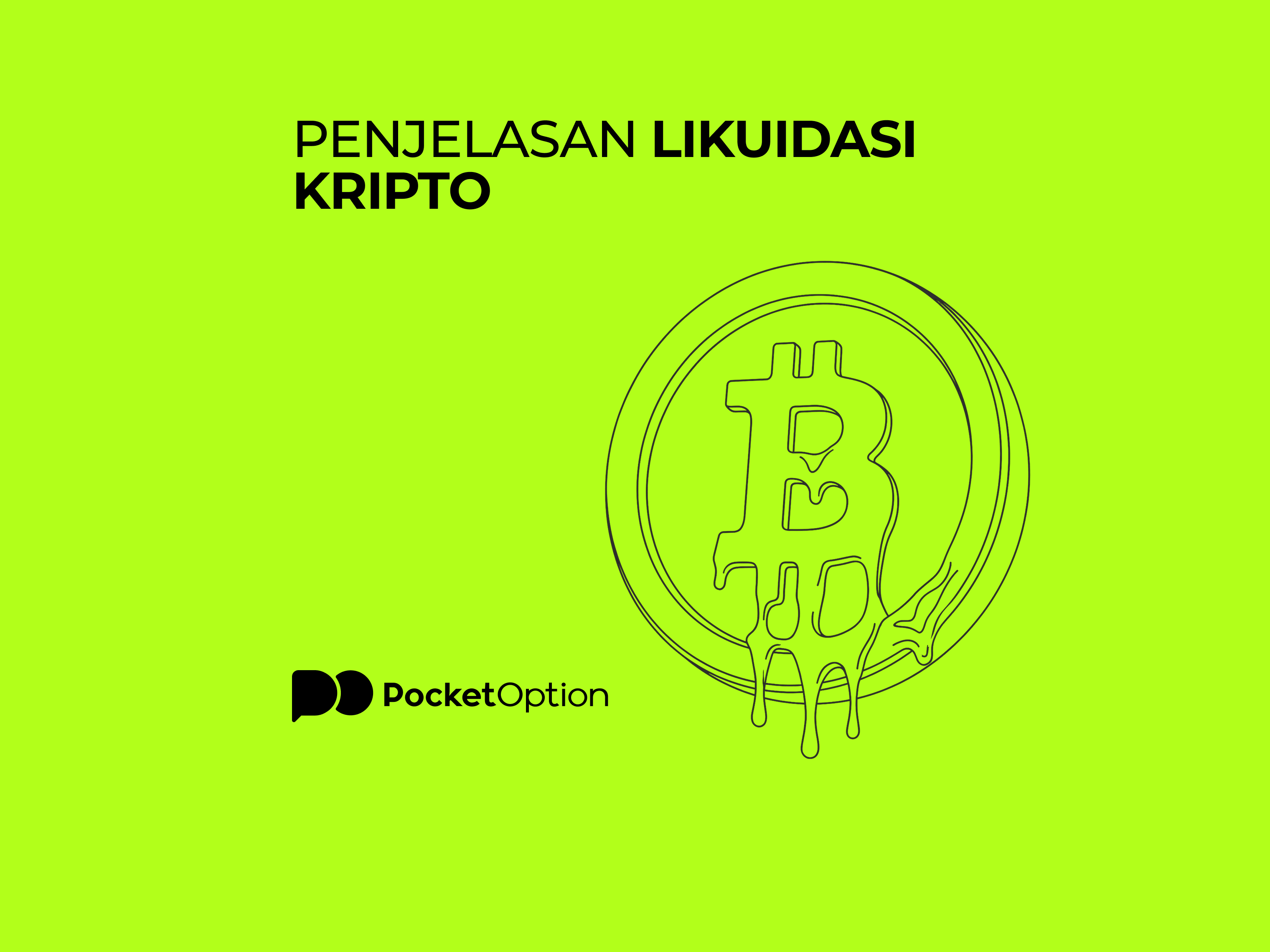 Penjelasan likuidasi kripto pada grafik trading dengan leverage