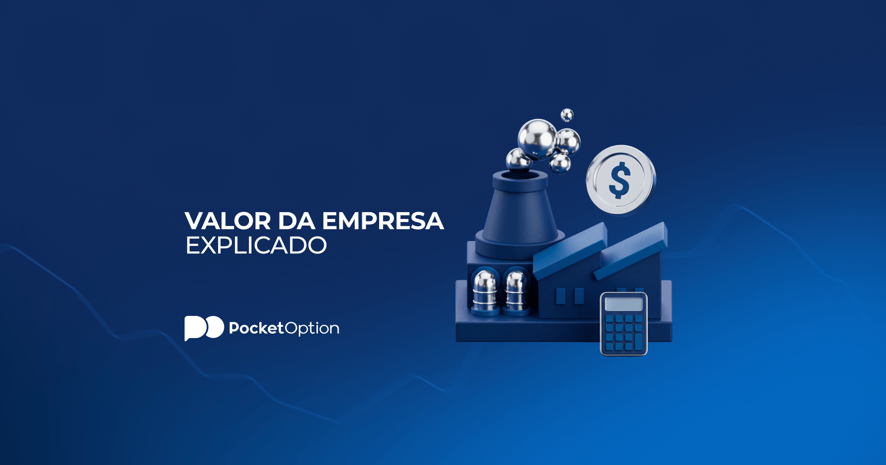 Diagrama dos componentes da fórmula do valor da empresa