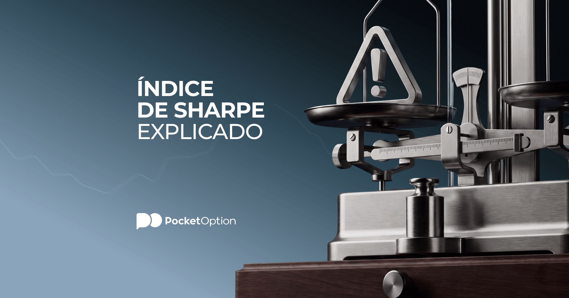 Ilustração da fórmula do índice de sharpe e escala de desempenho