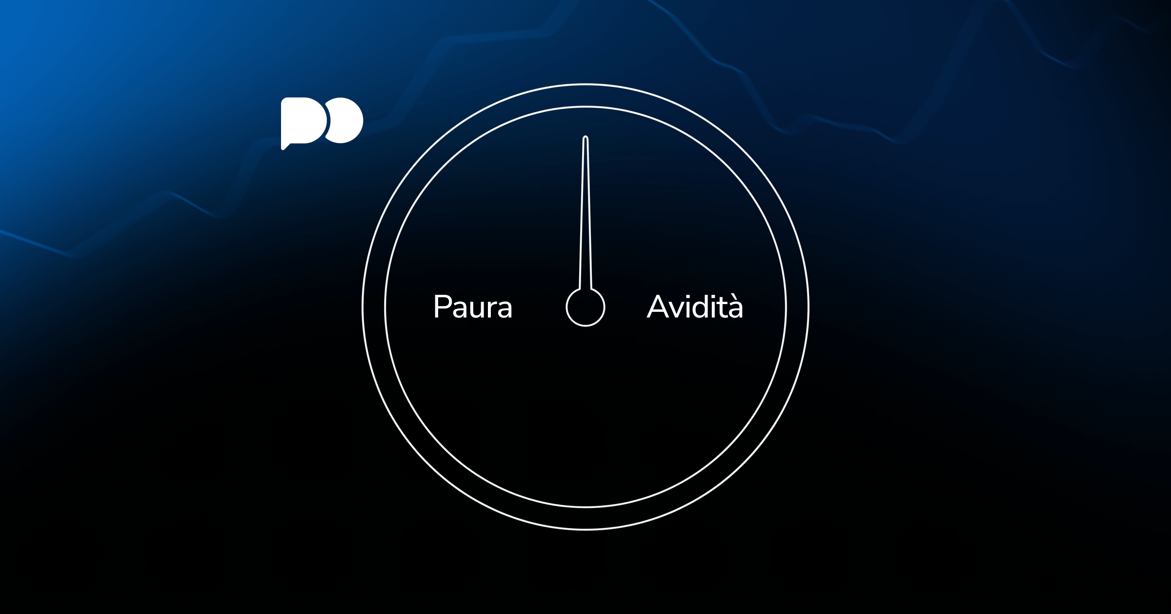 Illustrazione del sentiment di Mercato dell'indice avidità e paura