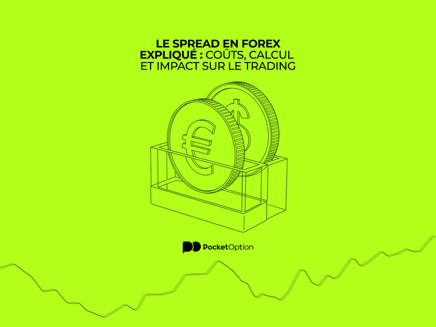 Illustration de l'écart entre le prix bid et ask du spread en forex