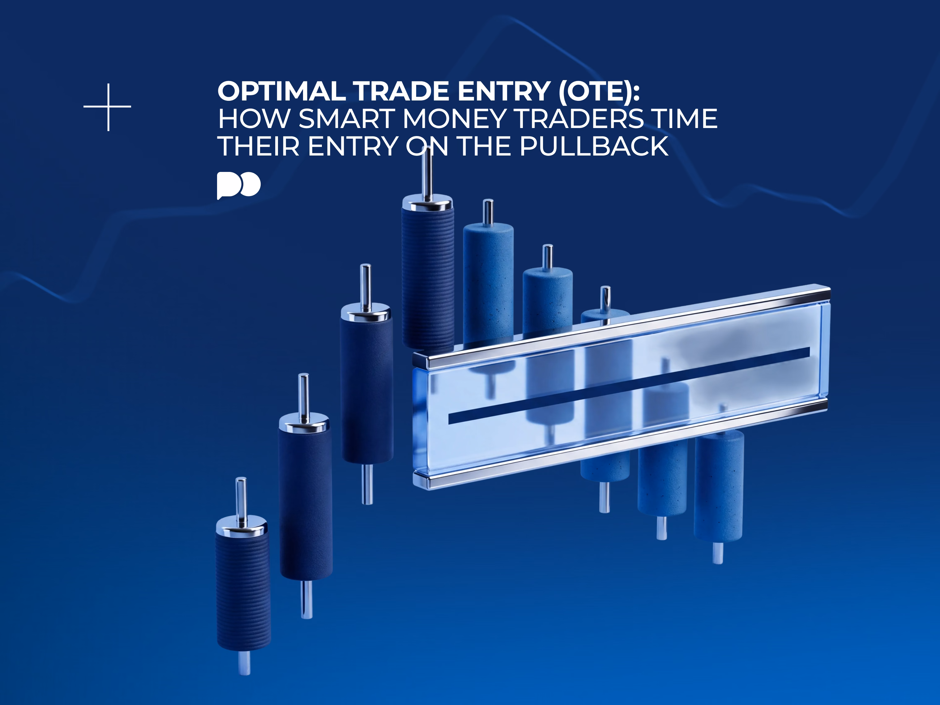 ICT optimal trade entry zone between the 62% and 79% Fibonacci levels