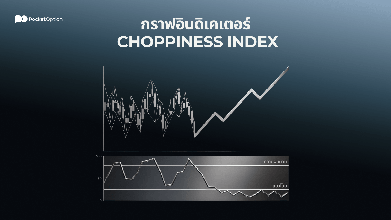 กราฟอินดิเคเตอร์ Choppiness Index