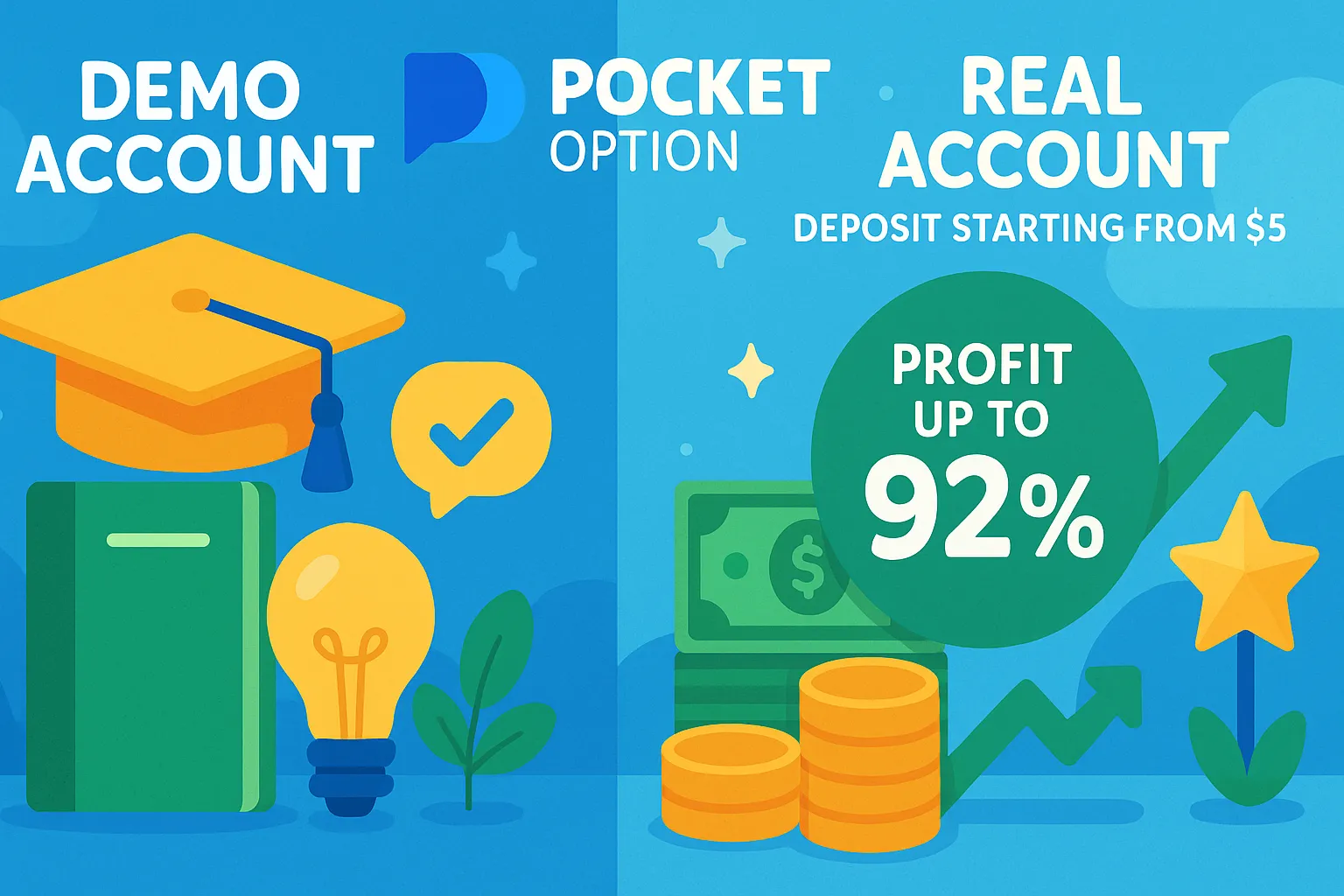 demo-real pocket option