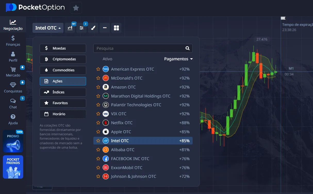 como usar a opção de bolso para iniciantes