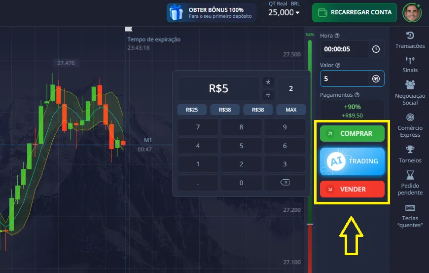 como usar a opção de bolso para iniciantes