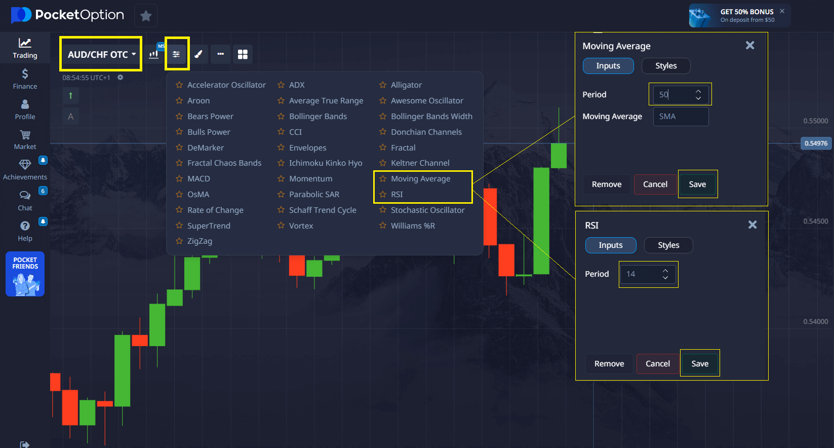 trend-strategy rsi