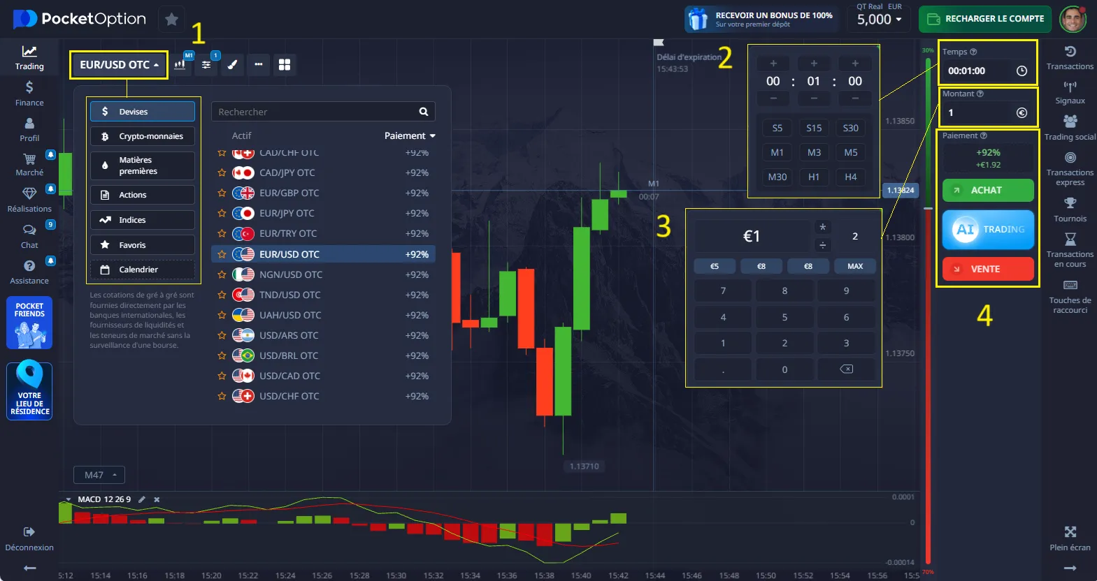trade on pocket option