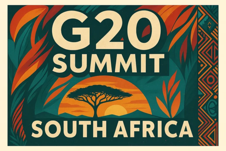 Cúpula do G20 na África do Sul (22–23 de novembro de 2025): O que os traders precisam saber