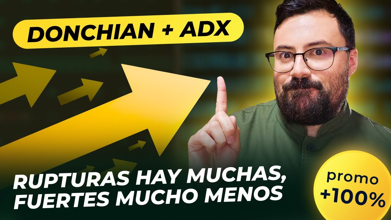 Donchian Channel + ADX: Rupturas Fortes con Confirmación Real (En Vivo)