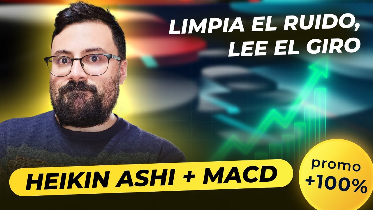 Heikin Ashi + MACD: ¿Ruido en el gráfico? Limpia la lectura y detecta giros