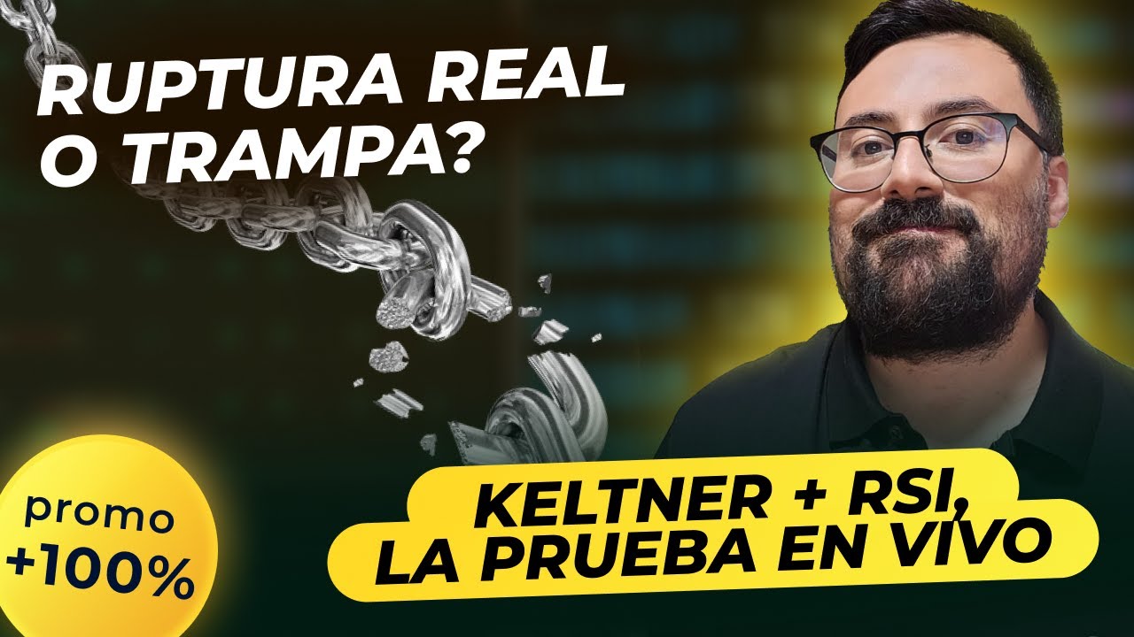 Keltner + RSI (EN VIVO): La Fórmula para Distinguir Rupturas Falsas y Reales