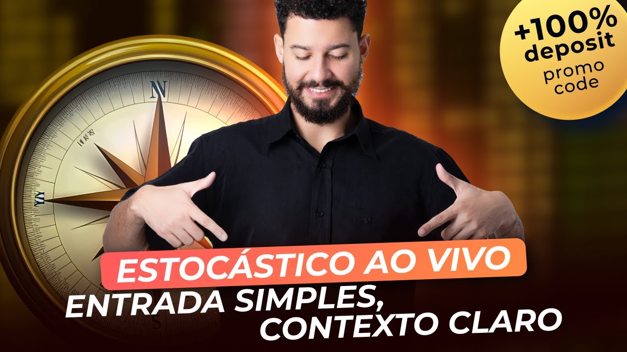 Operacional Simples com o Estocástico (AO VIVO): Do Sinal ao Contexto, Sem Enrolação