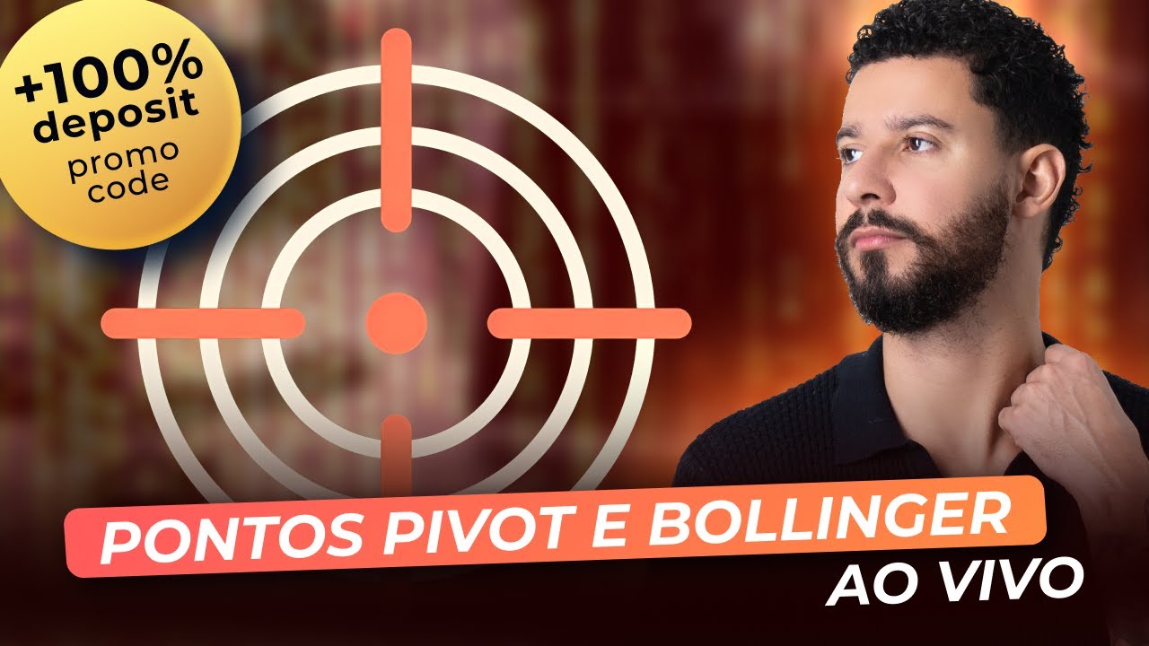 Pocket Option: Como Usar Pontos Pivot e Bandas de Bollinger (Ao Vivo)
